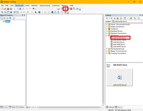 How To Connect To A Gis Server With Arcmap Atlas