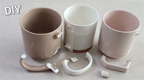 dont throw  broken cups  super recycling craft ideas diy