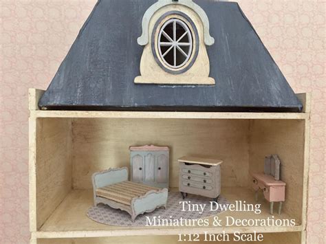 Miniature French Apartment Home Dollhouse Chateau Dollhouse French