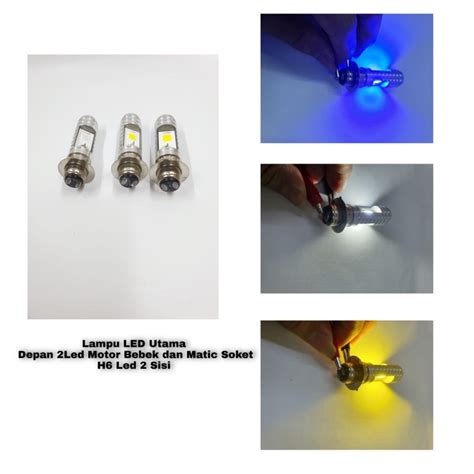 Jual Lampu Led Utama Depan Led Motor Bebek Dan Matic Soket H Led