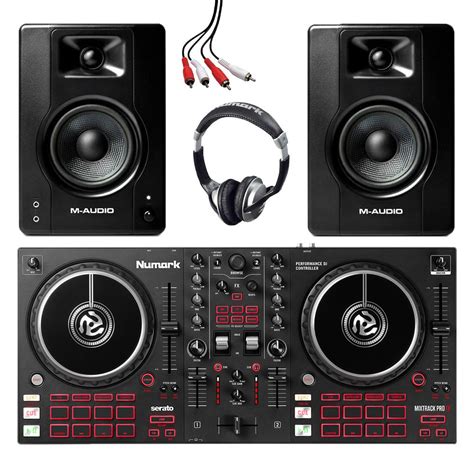 Numark Mixtrack Pro FX M Audio BX3 Getinthemix