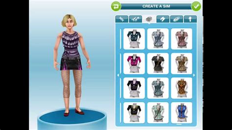 Lets Play Sims Freeplay Create A Sim Youtube