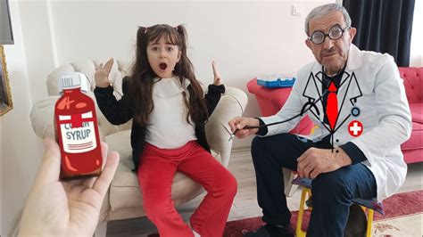 ESMA DONDURMA YEDİ HASTALANDI DOKTOR ŞURUP İÇİRDİ İYİLEŞTİ ماما جابت