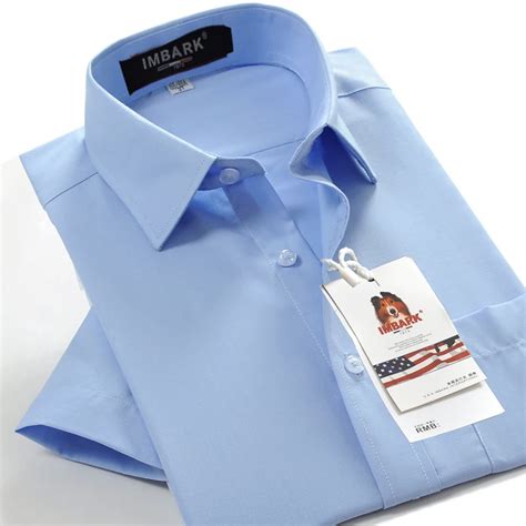 Formal Dress Shirts Men Short Sleeve Spring Summer Cotton Shirts Casual