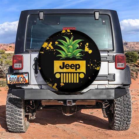 Pineapple Jeep Car Spare Tire Covers T For Campers Nearkii