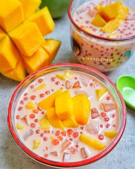 Resep Jajanan Pasar On Instagram Sentuh Dulu Bun Mango Sago