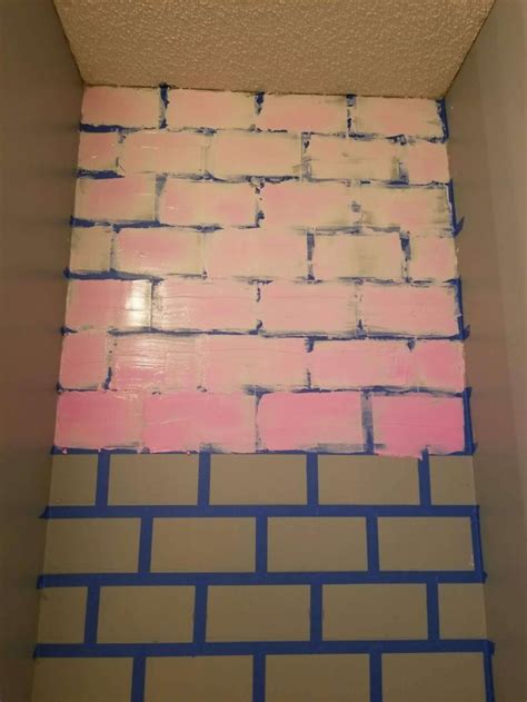 How To Make A Diy Faux Brick Wall Faux Brick Walls Diy Faux Brick