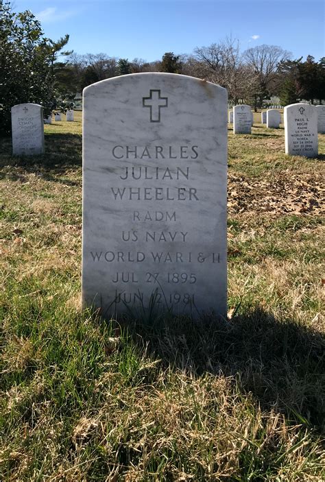 RADM Charles Julian Wheeler 1895 1981 Find A Grave Memorial