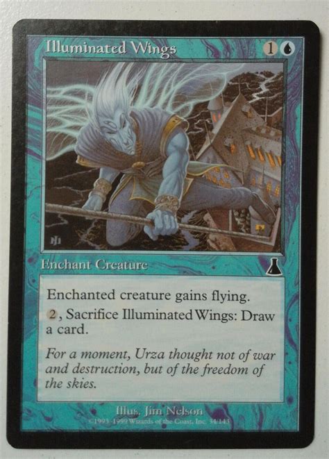 Illuminated Wings Common Magic Mtg X Urza S Destiny Mp Ebay