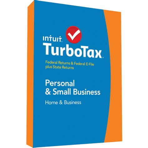 Intuit Turbotax Home Business Federal E File State