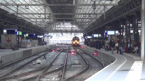 Aankomst En Vertrek Ns Met Ic Berlijn Te Amsterdam Centraal Youtube