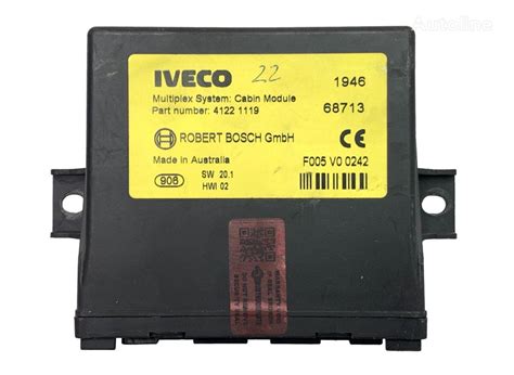 IVECO Stralis 01 02 F005V00242 Control Unit For IVECO Stralis