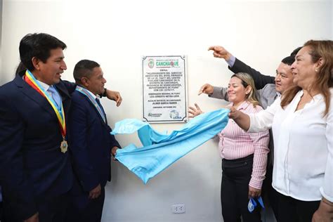 GORE Y Municipalidad Inauguran Moderno Colegio 14477 De Canchaque Obra