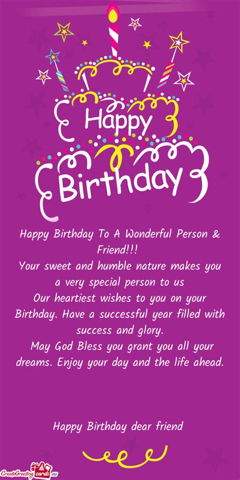 Happy Birthday dear friend - Free cards