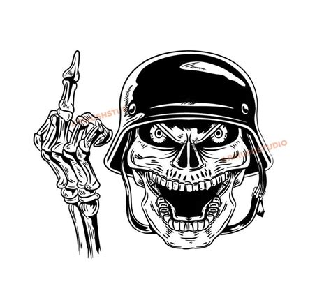 Entry By Arirushstudio For Illustrate A Biker Skull Freelancer