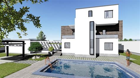 Proiect Casa Cu Piscina Corona P2e 6 Camere 272 Mp Youtube