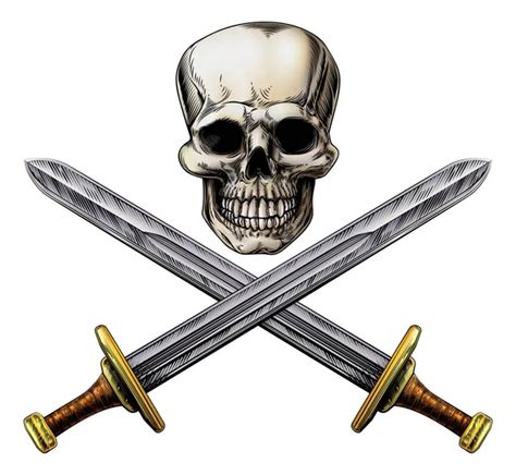 Crossed Swords Vector Images Depositphotos