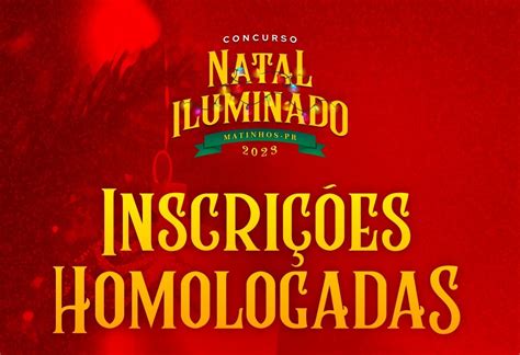 Concurso Natal Iluminado De Matinhos Tem Inscri Es Homologadas