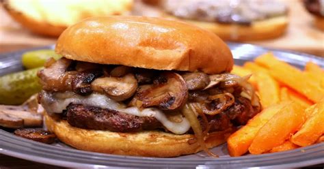 Easy Homemade Hardee S Mushroom Swiss Burger Recipe