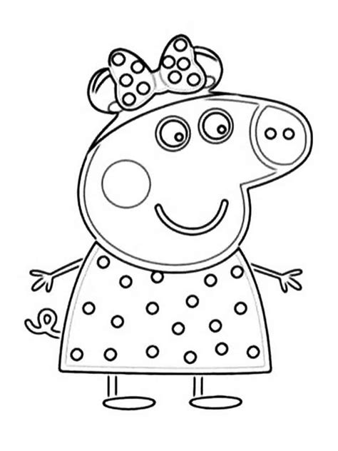 Desenhos De Peppa Pig Para Colorir