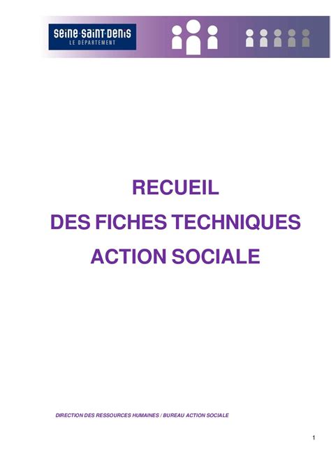 Calaméo Reccueil Des Fiches Action Sociale Cd93