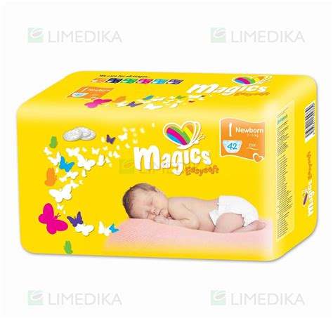 MAGICS EASYSOFT MAGICAL TUBES - NEWBORN, vaikiškos sauskelnės, 2-5 kg ...