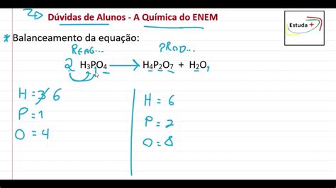 Balanceamento De Equações Químicas Exercícios Resolvidos