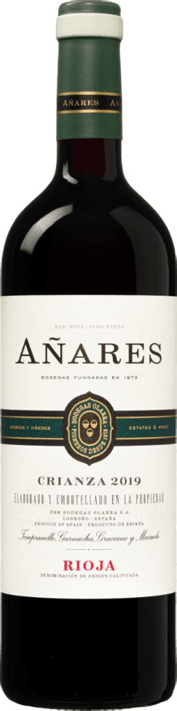 Añares Crianza 2019 Rioja Wijncentrale be