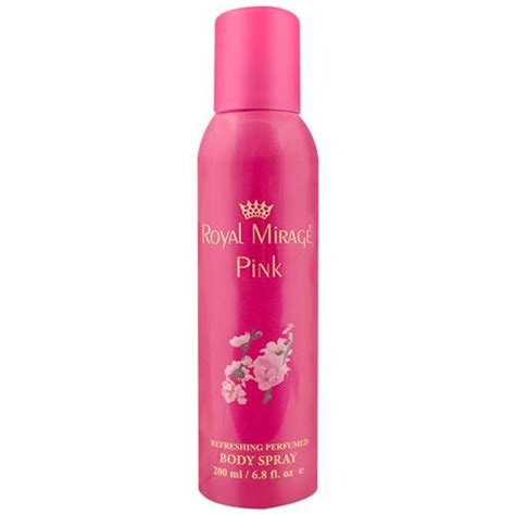 Buy Royal Mirage Pink Refreshing Perfumed Body Spray Provides Long