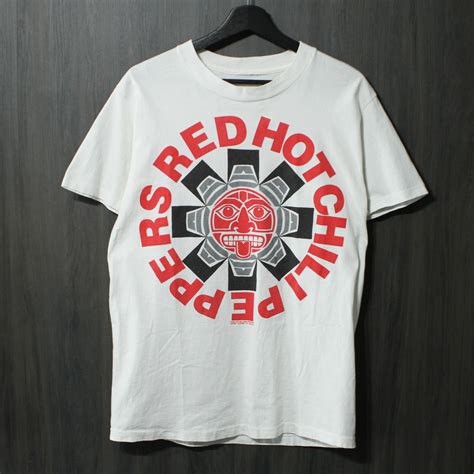 楽天市場 s VINTAGE TEE Red Hot Chili Peppers Double Side Aztec Fits L レッドホットチリペッパーズ Tシャツ