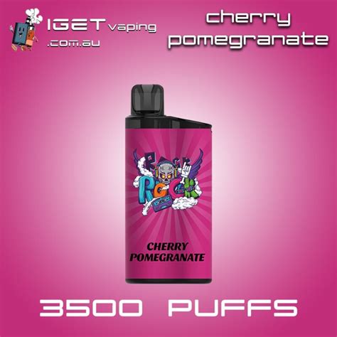 Cherry Pomegranate Iget Bar 3500 Puffs Disposable Vape Buy Official