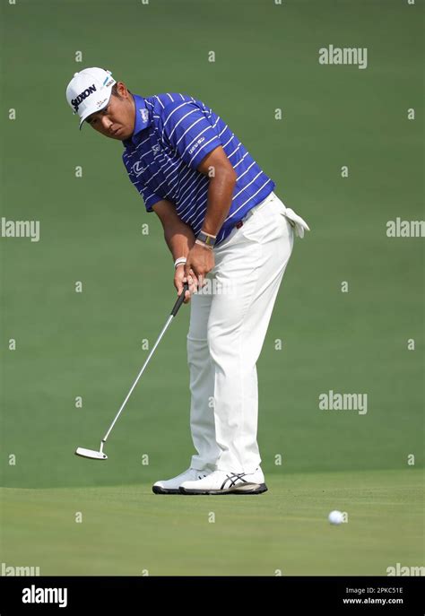 Augusta Usa 6 April 2023 Hideki Matsuyama Aus Japan Legt In Der