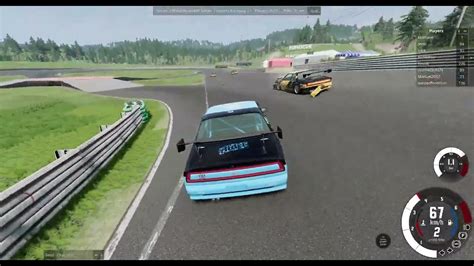 Beamng Drive Nascar Race Multiplayer Youtube