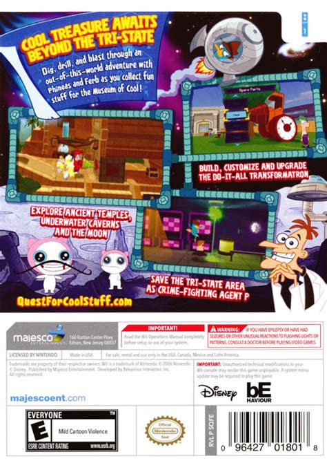 Phineas And Ferb Quest For Cool Stuff Box Shot For 3DS GameFAQs