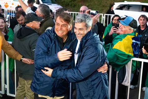 Bolsonaro Recebe Presidente Do Paraguai E Visita Obras Da Ponte Da