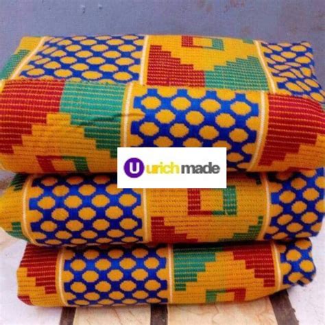 Authentic Kente 4 And 6 Yards Genuine Ghana Handwoven Kente Etsy