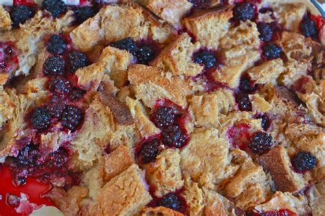 blackberry bread pudding - Eat, Live, Run