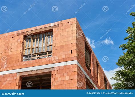 Brick House Construction stock photo. Image of brick - 249622324