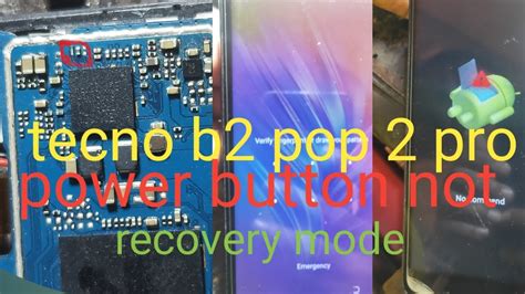 Tecno Pop 2 Pro B2 Power Button Not Working Recovery Mode YouTube