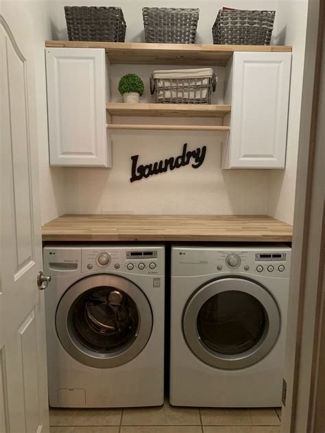 Diy Wood Laundry Room Countertop Love Renovations Artofit