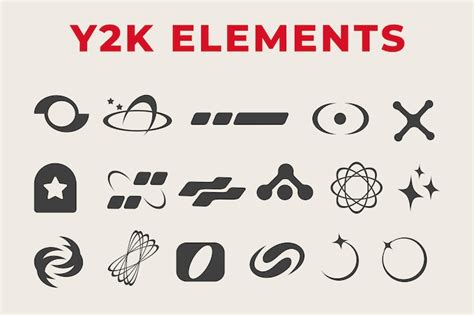 Premium Vector Vector Y2k Symbols