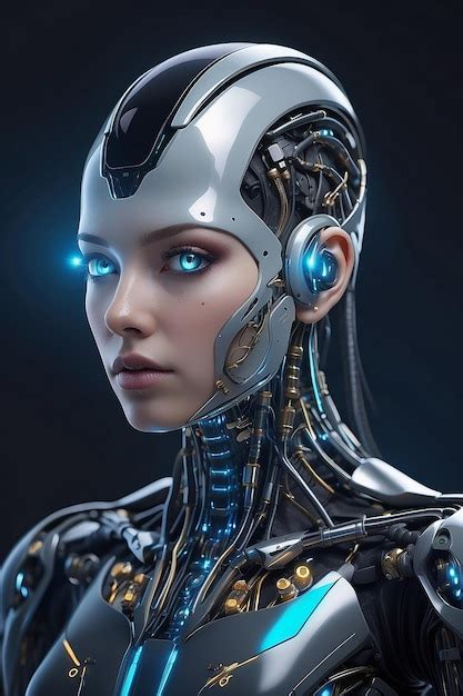 Premium Photo A Future Of Possibilities The Futuristic Cyborg Human