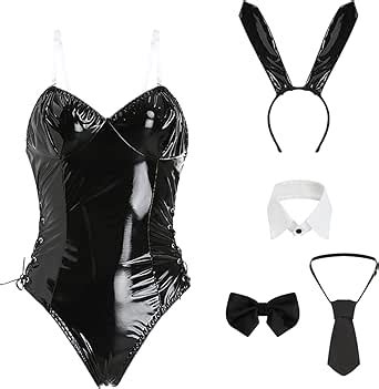 Amazon Lmsxct Women S Lingerie Set Sexy Bunny Costume For Women Bunny Girl Senpai Cosplay
