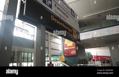 Manaus/AM, Brazil. Sep, 2020. Arrivals board at Manaus International ...