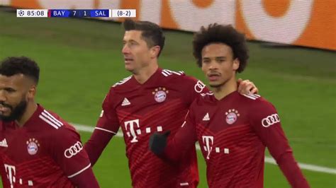 Watch Goal Sane Punishes Salzburgs Careless Play Bayern In Seventh