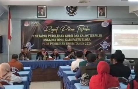 Caleg Terpilih Dprd Blora Periode Resmi Ditetapkan Kpu