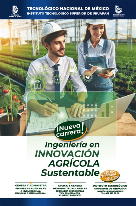 Ingenier A En Innovaci N Agr Cola Sustentable Tecnm Campus Uruapan