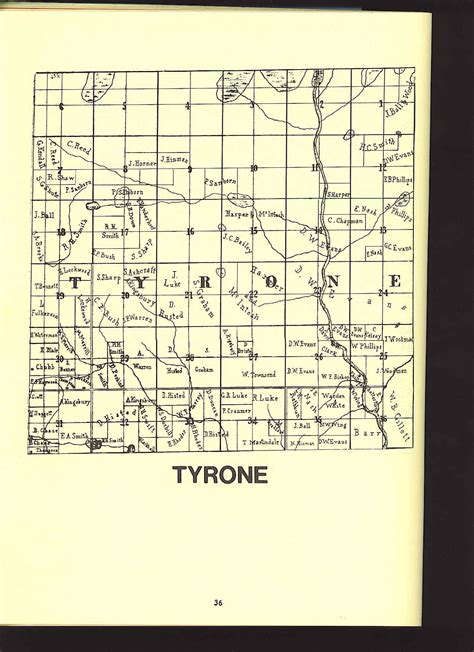 1855 Tyrone Plat Map