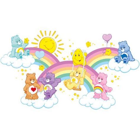 Care Bears Cloud Land Wall Sticker East Urban Home Size: 60cm H x 95cm ...