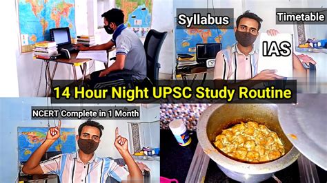 Upsc Night Study Aspirant Life 📚 14 Hour Study Vlog I Woke Up At 3